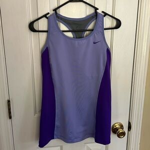 Nike Dry-Fit Exercise Tank, Purple Medium